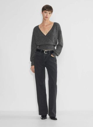 Everlane + The Alpaca Wrap Sweater