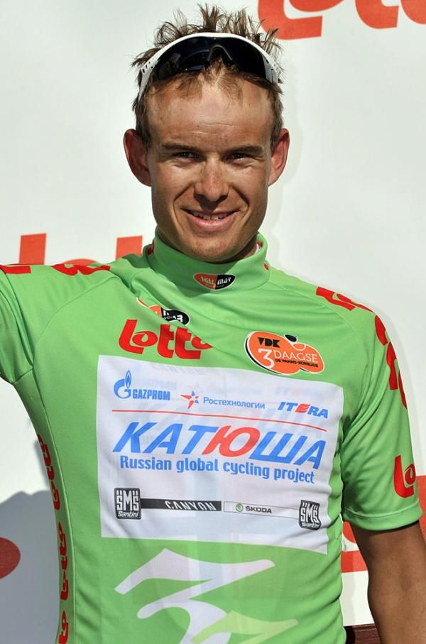 Alexander Kristoff (Katusha) took over the race lead from Peter Sagan