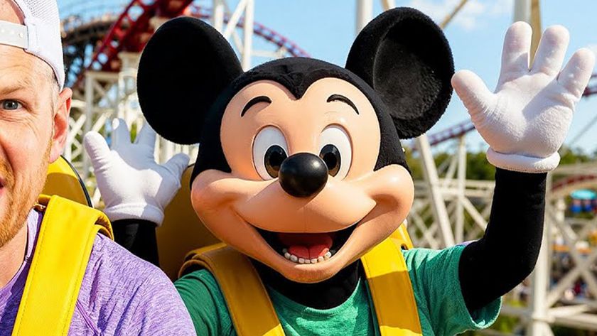 AI image of Mickey Mouse waving