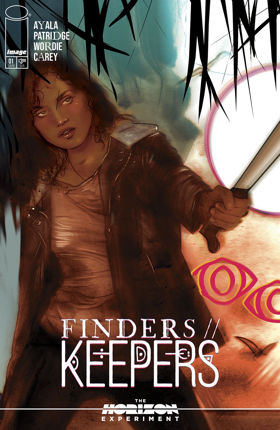 Covers and art from Finders//Keepers #1.