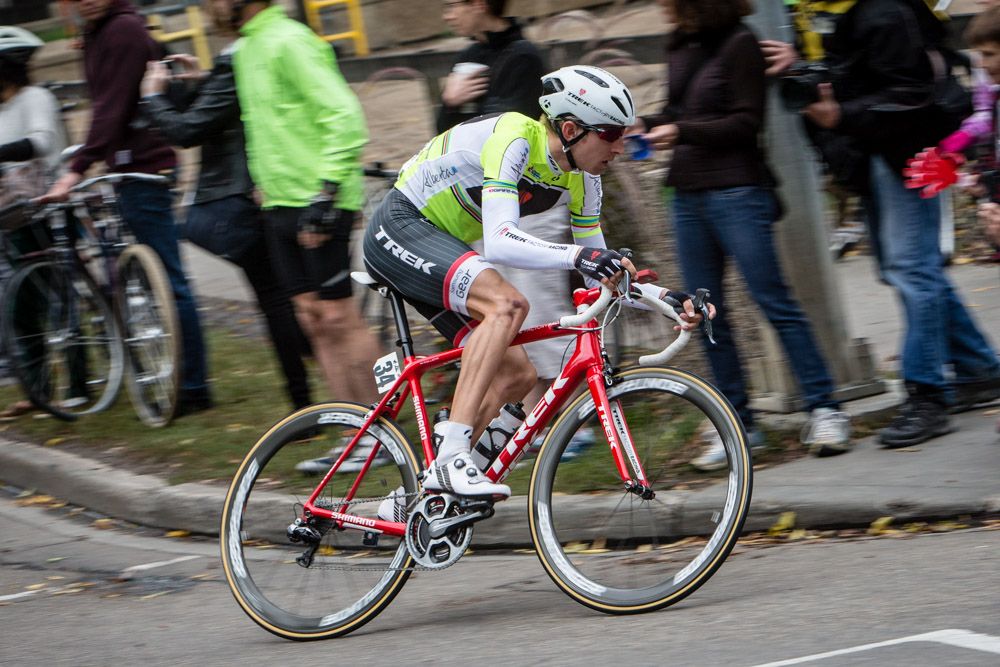Bauke Mollema (Trek) rode hard to hold onto yellow today