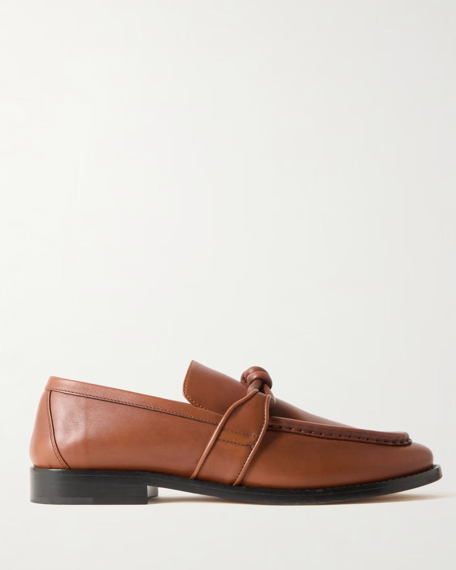 Bottega Veneta Astaire knotted leather loafers
