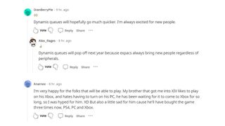 Positive reactions to the news about FFXIV coming to Xbox