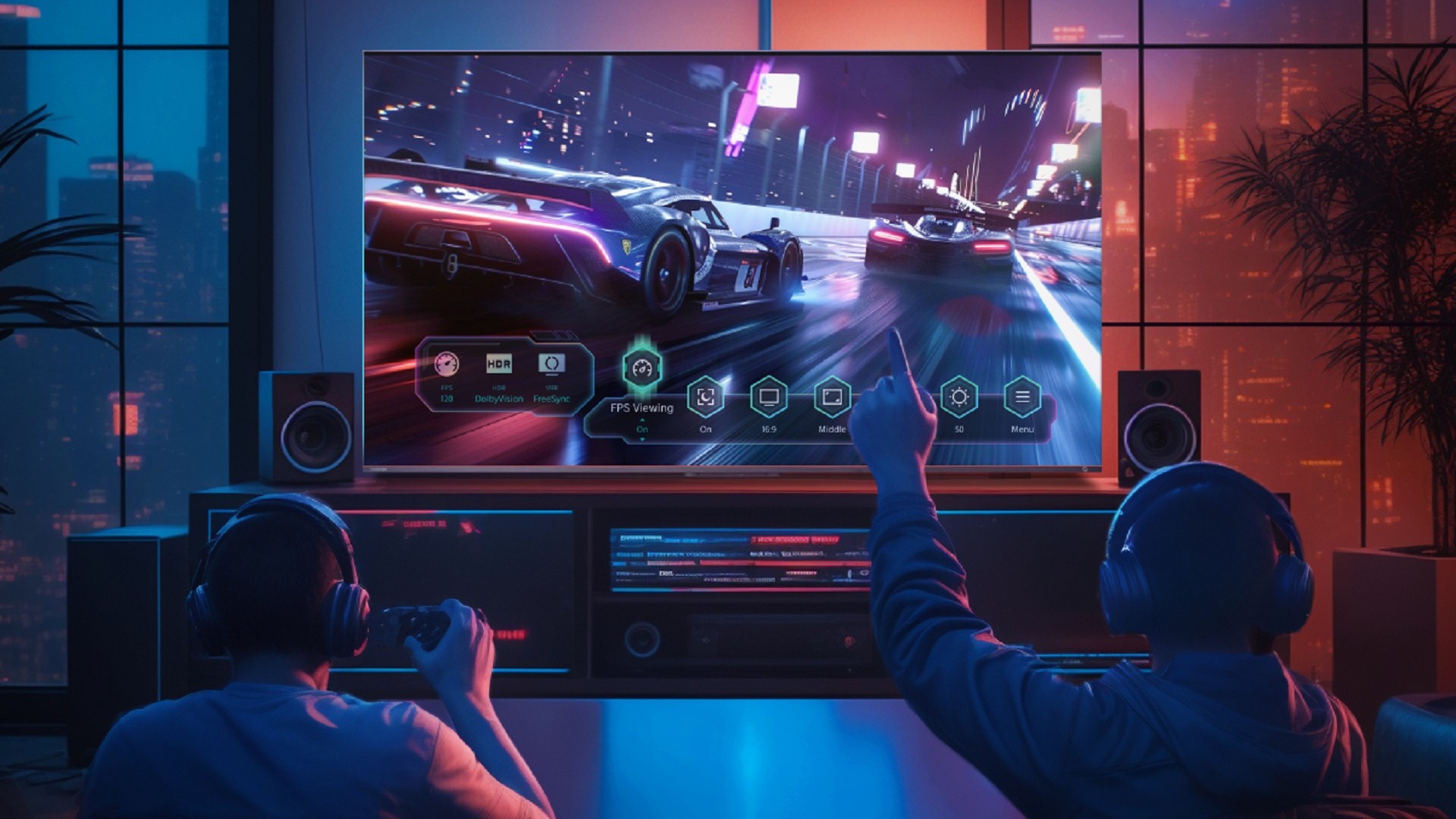 The Official TV OF UEFA EURO 2024™ isn't just perfect for the beautiful game – Toshiba TV Z670 is an AI-infused gaming powerhouse