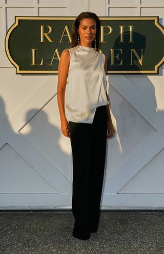 Tina Kunakey in Ralph Lauren S/S