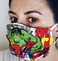SwannandWolff Marvel Face Mask: £6 @ Esty