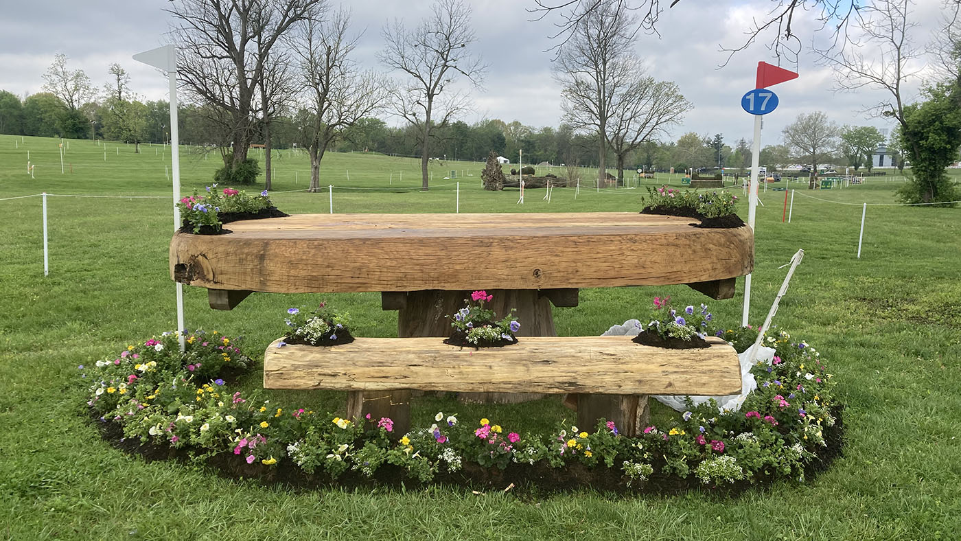 Kentucky Three-Day Event cross-country course 2024 fence 17