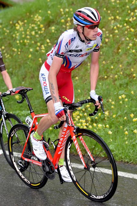 Ilnur Zakarin (Katusha) on the move