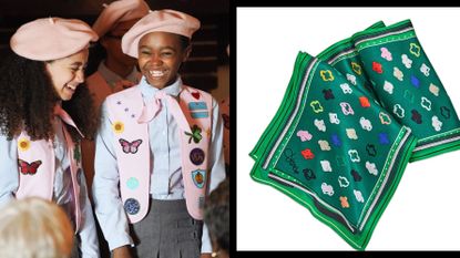 DVF x Girl Scouts Silk Scarf Is a Mix of Nostalgia & Fashion