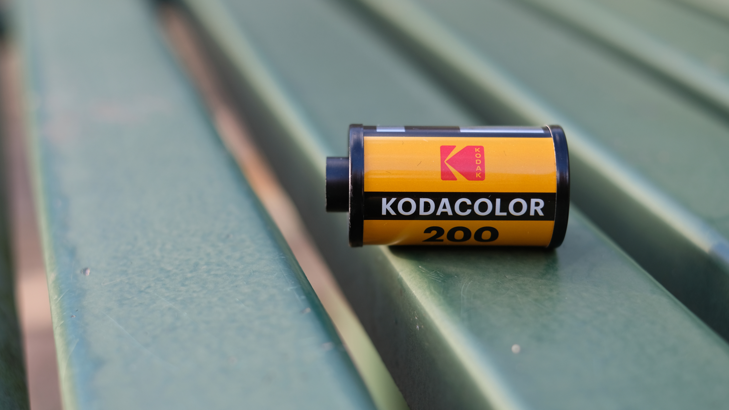 Photograph of Kodak Kodacolor 200 film canister