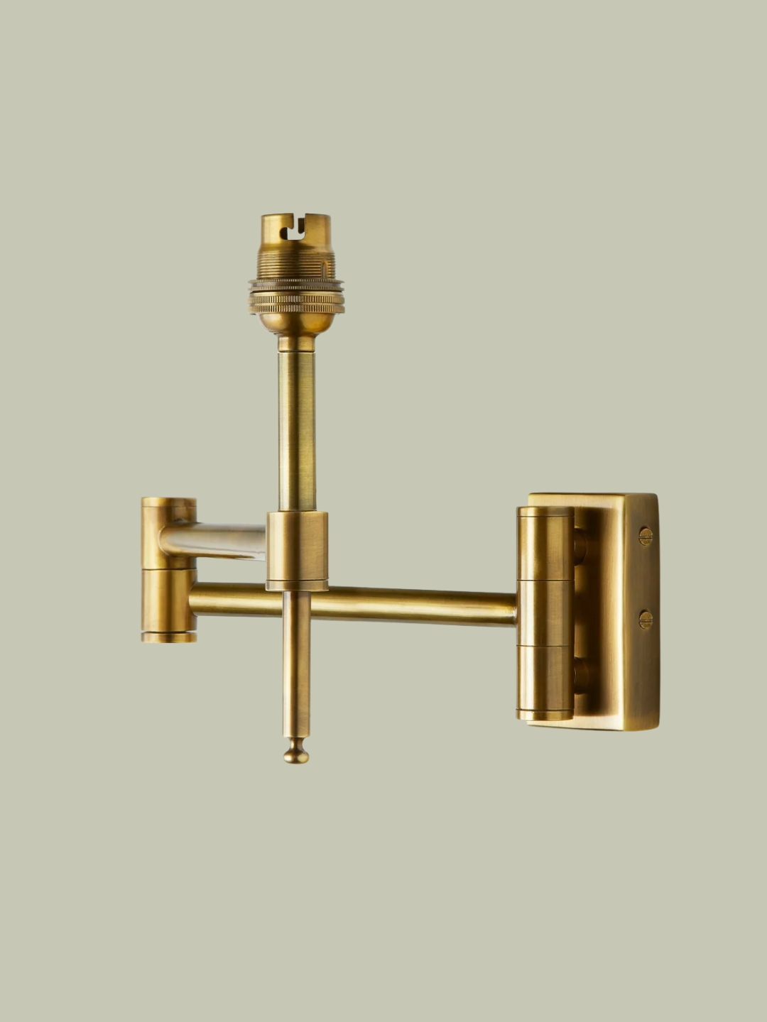 Pooky Lighting, Cagney Wall Fitting in Antiqued Brass