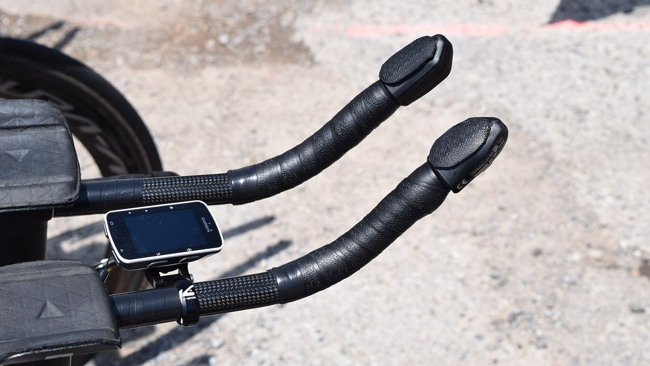 Juul-Jensen then runs a small piece of handlebar tape on the back side of the switches