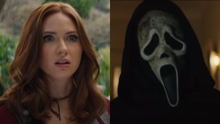 Karen Gillan and Ghostface