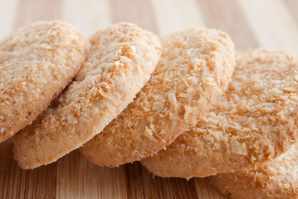 Coconut biscuits Dessert Recipes GoodtoKnow