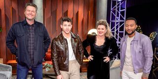 The Voice season 20 coaches Blake Shelton, Nick Jonas, Kelly Clarkson, John Legend