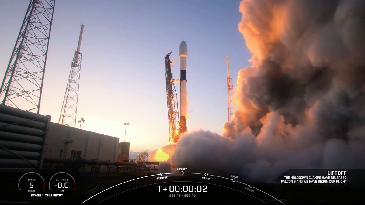 SpaceX startet zwei Raketen im Abstand von weniger als 5 Stunden