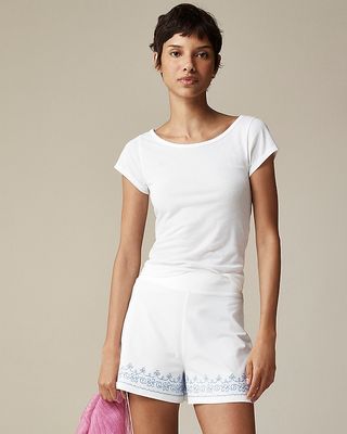 Maryam Nassir Zadeh X J.crew Cotton T-Shirt