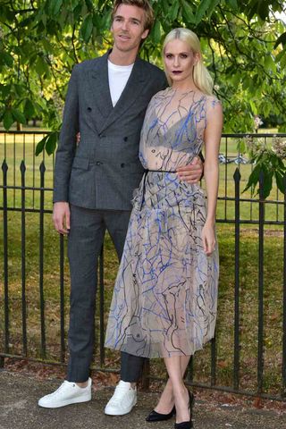 Poppy Delevingne & James Cook At The Serpentine Summer Party