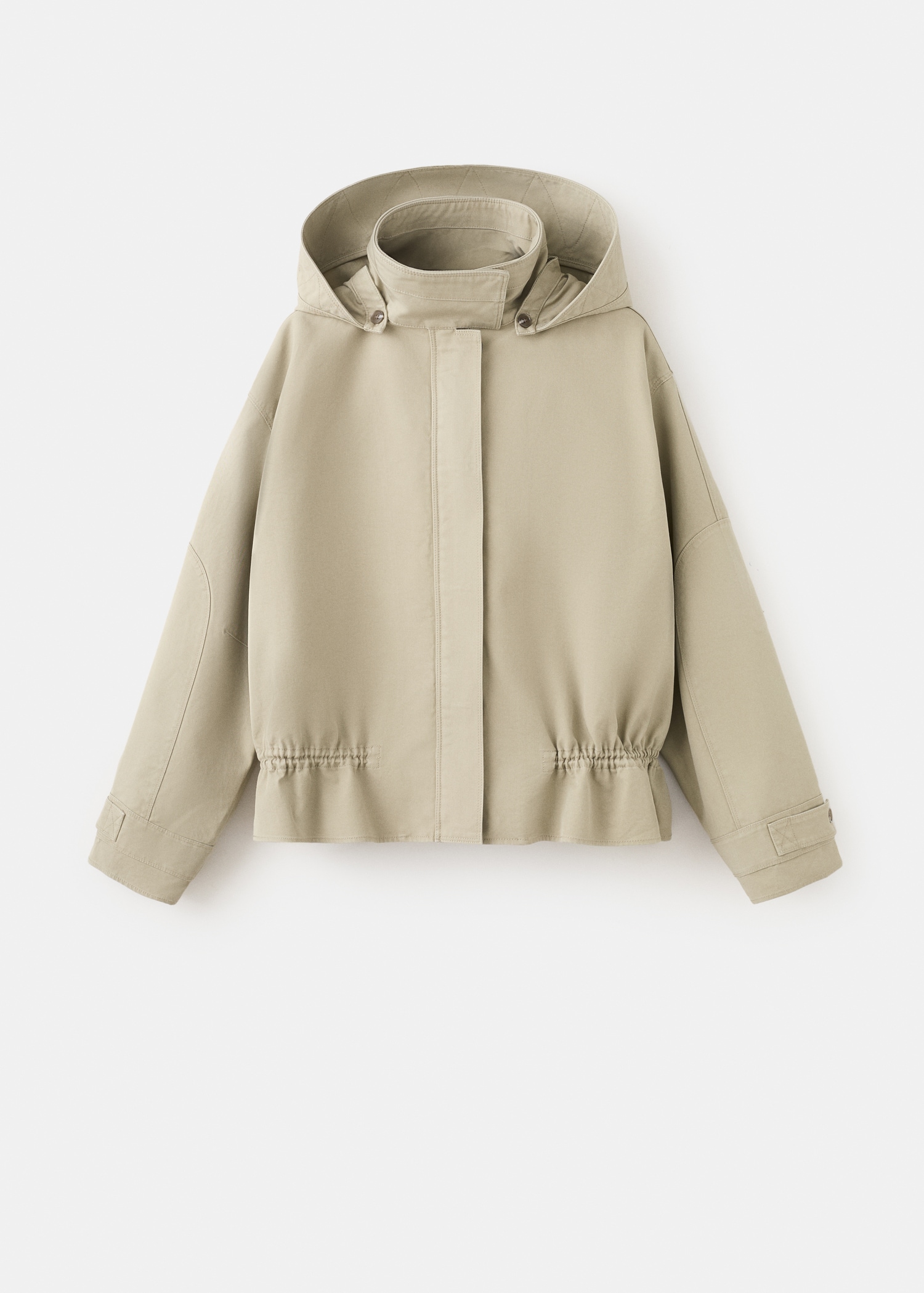 Oversized High-Neck Parka - Women | Mango Usa