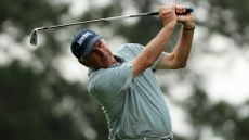 Fred Couples hits a shot at the 2023 Masters