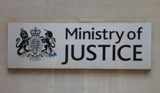 Ministry of Justice sign