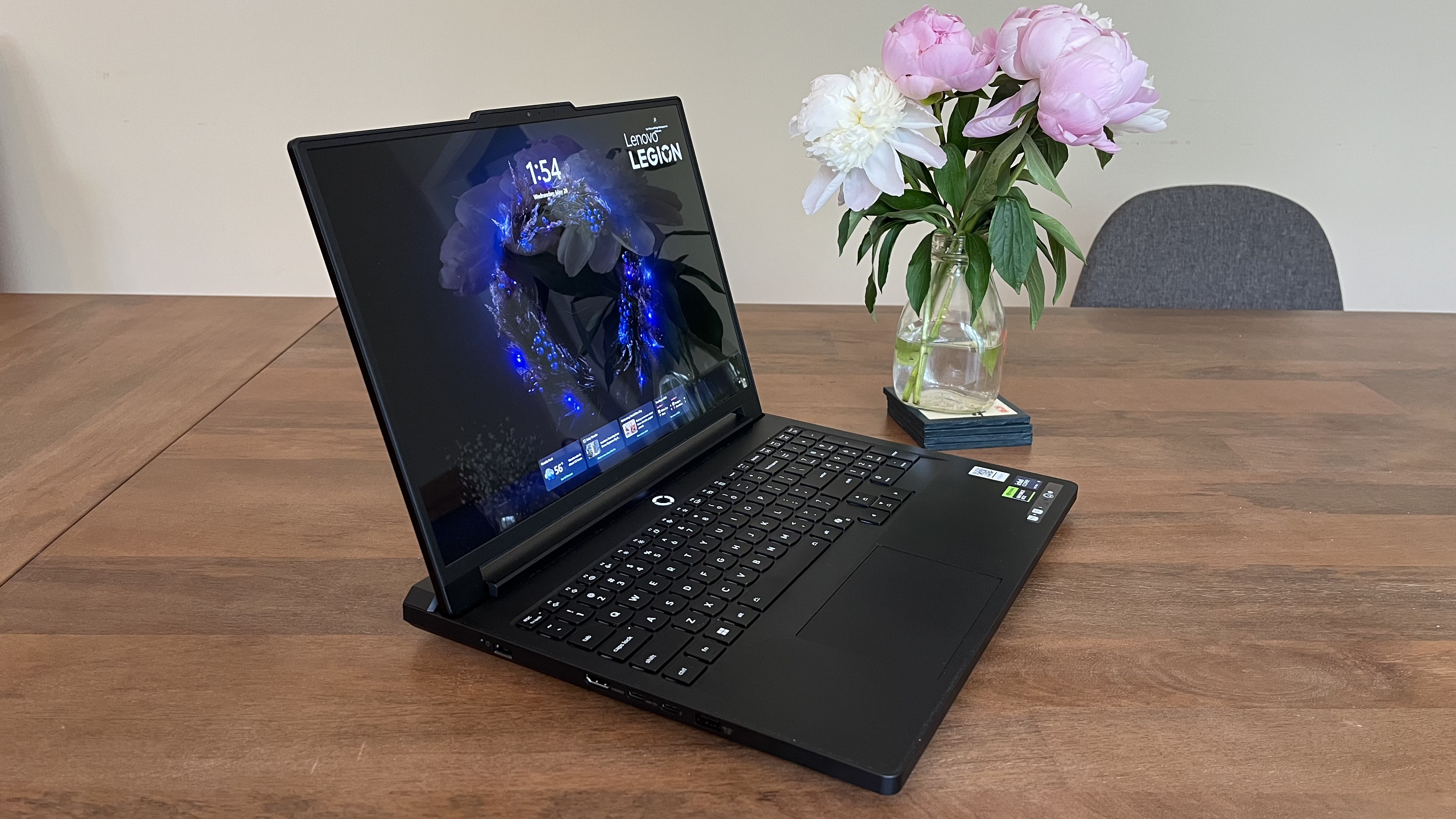 A Lenovo Legion Pro 7i on a table