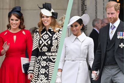 Princess Eugenie and Beatrice "healing" bond with Prince Harry and Meghan and monarchy, seen see all four side by side