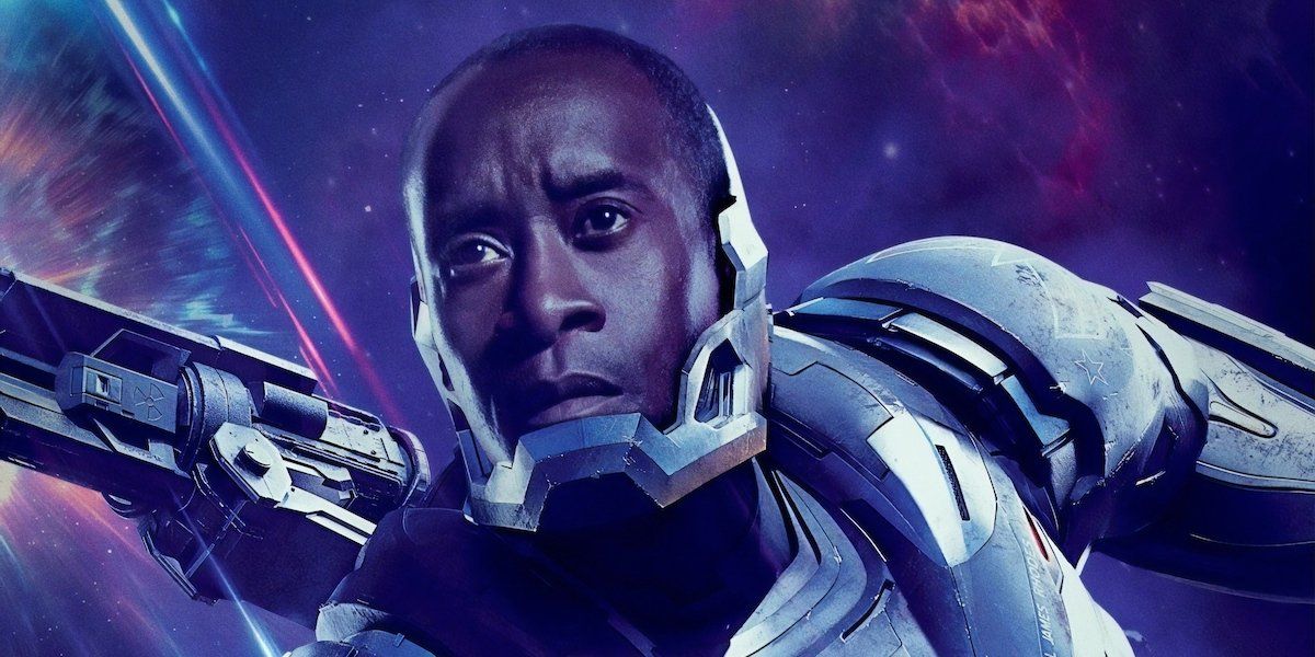 Don Cheadle as War Machine in Avengers: Endgame