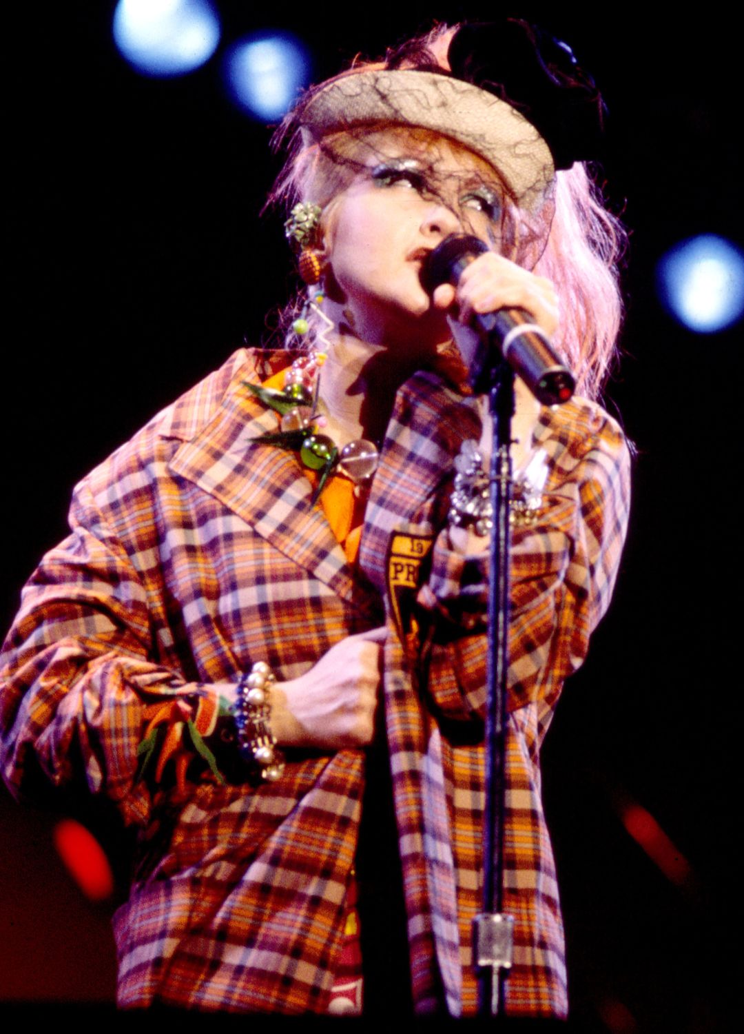 Cyndi Lauper performing