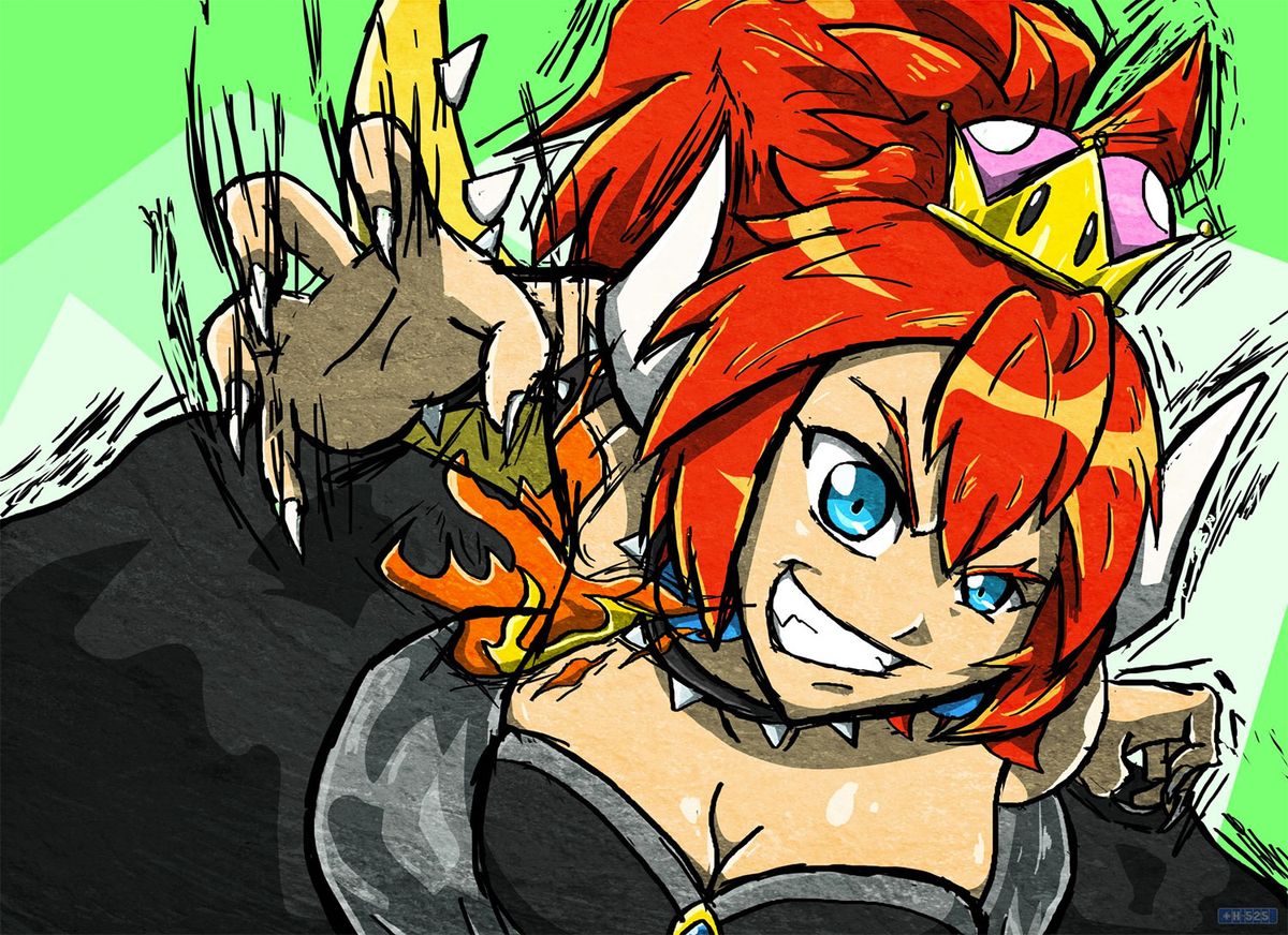 #Bowsette fan art