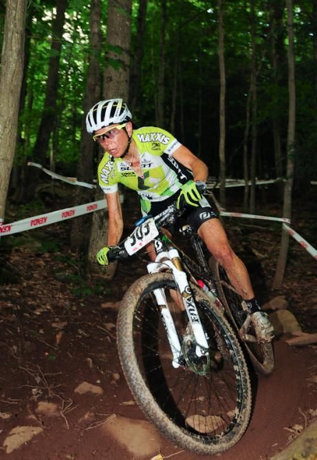 Amanda Sin (Scott 3Rox Racing) was riding extremely well