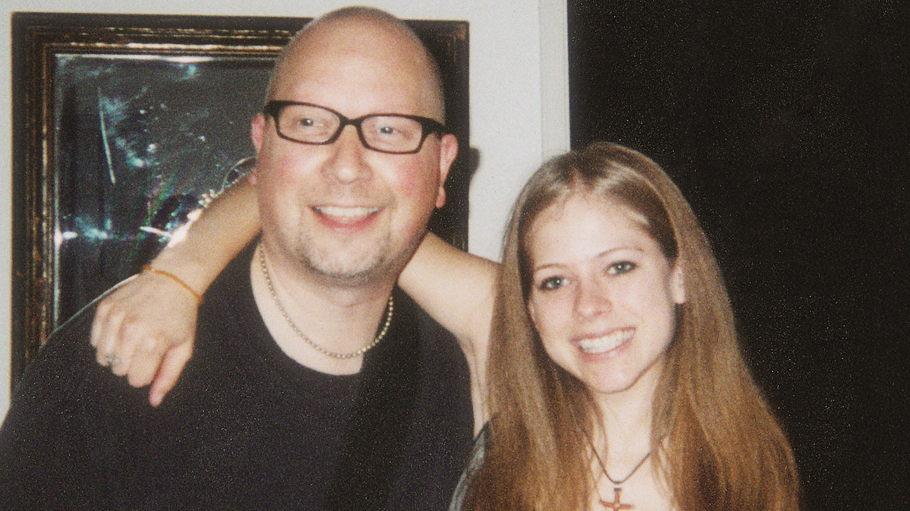 Corky James (left) and Avril Lavigne