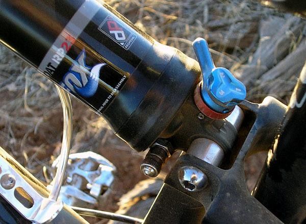 The blue lever
