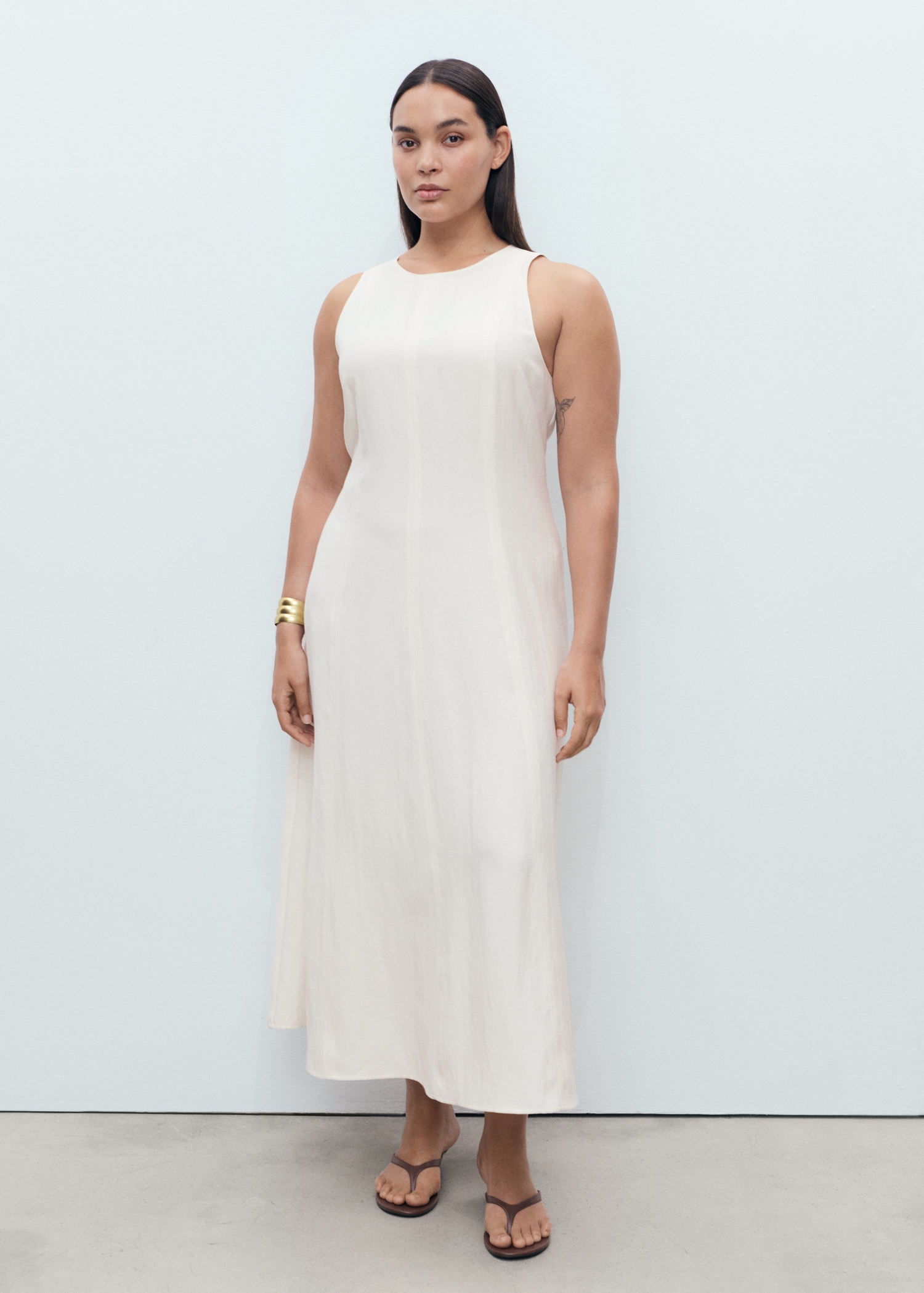 Flared Midi-Dress - Women | Mango Usa