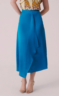'Grace' Silk Midi Skirt ( $240.00