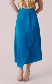 'Grace' Silk Midi Skirt ($240.00) £111.60| Maksu