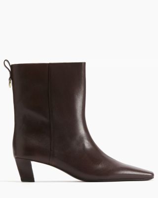 H&M Heeled Leather Boots