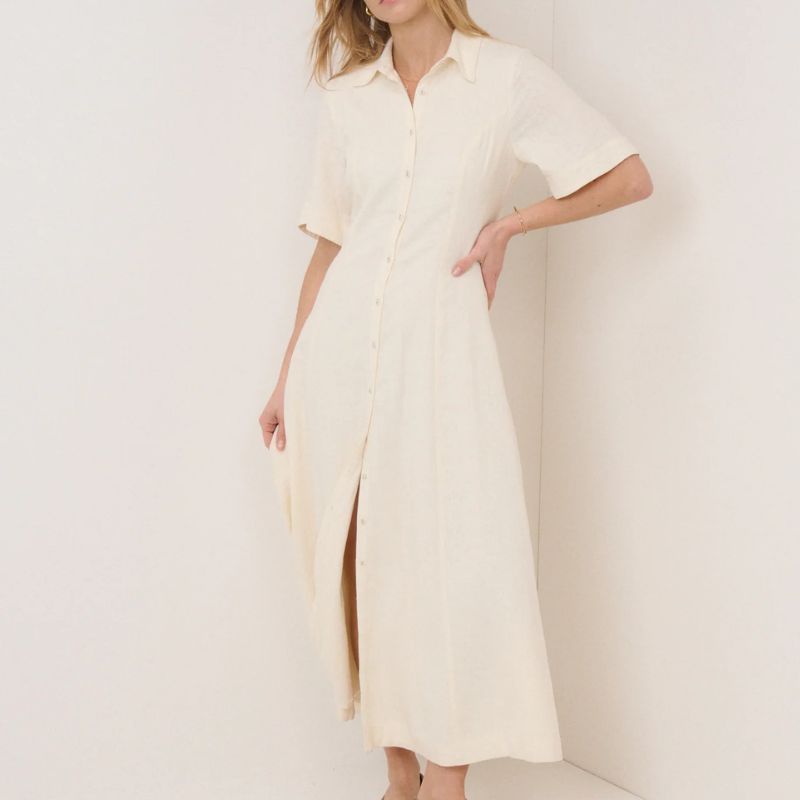 Nobody's Child, linen shirt dress