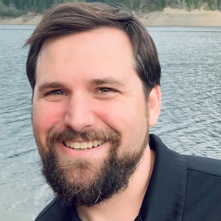 Photo of assistant game director Robbie Stevens