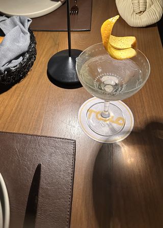 a mezcal cocktail at Toro Riviera Maya