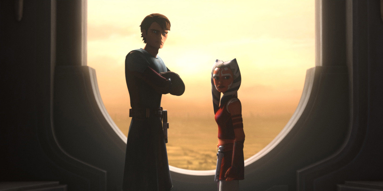 Anakin and Ahsoka in Tales of the Jedi