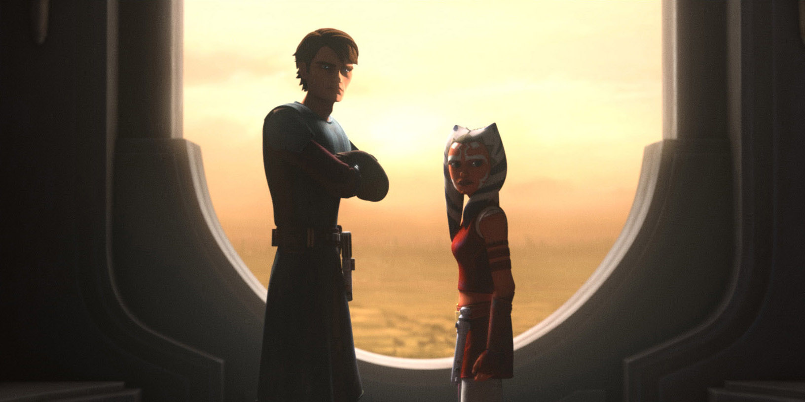 Anakin et Ahsoka dans Tales of the Jedi