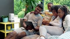 EE Smart Hub Pro being used by UK family