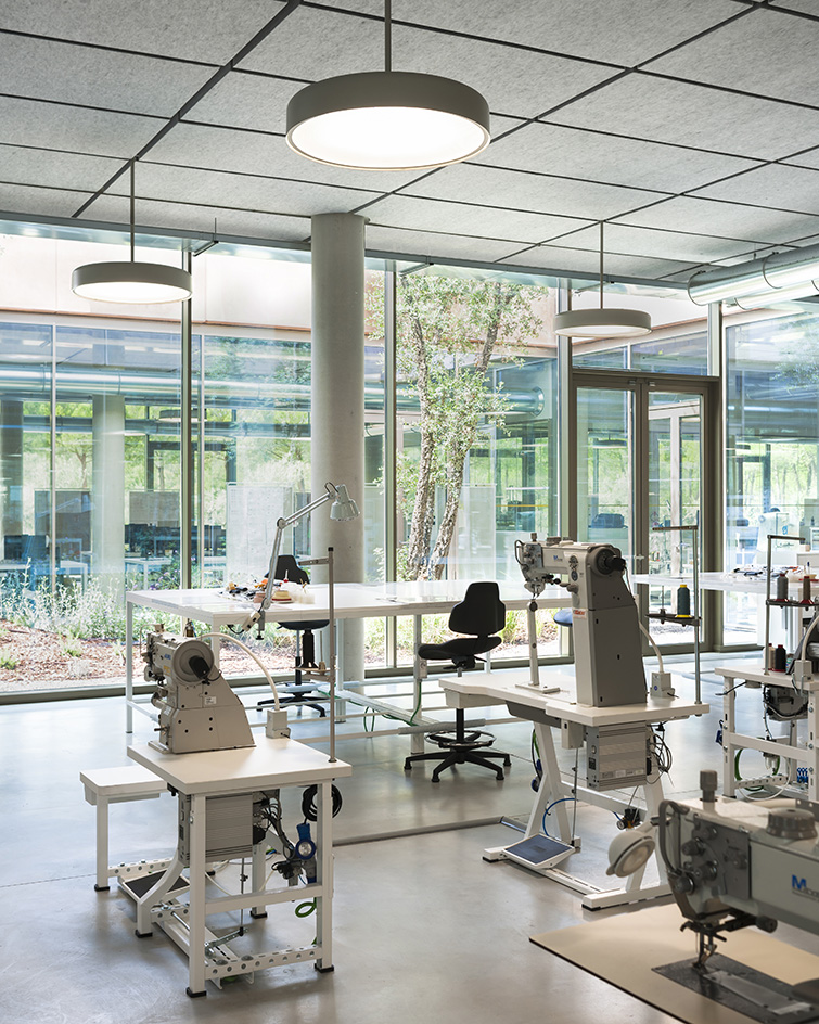 Fendi factory interior in tuscany