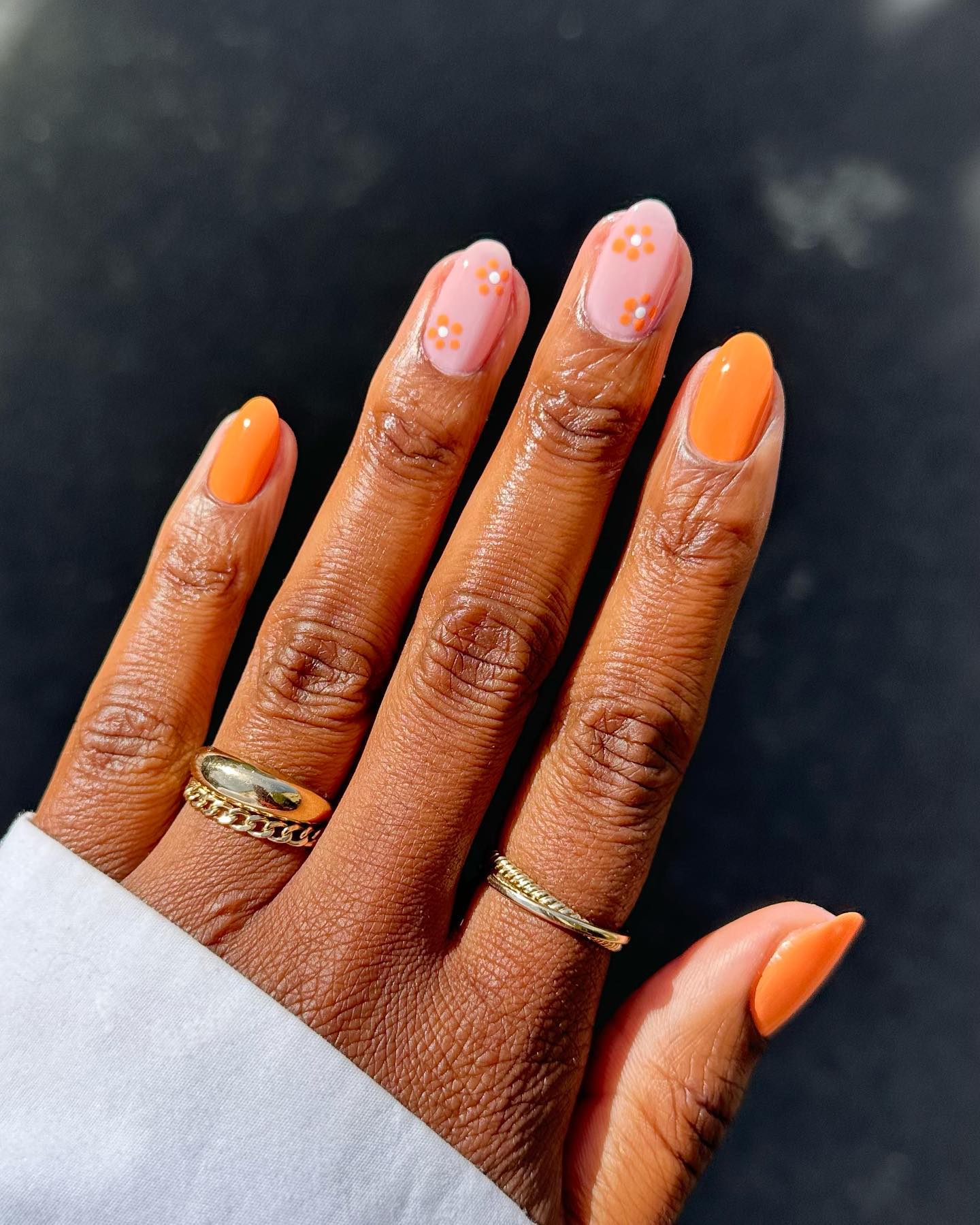 @lolo.nailedit aperol blooms flower nails