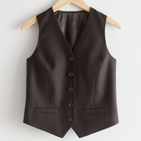 Buttoned Wool Vest, £64, £35 | And Other Stories
