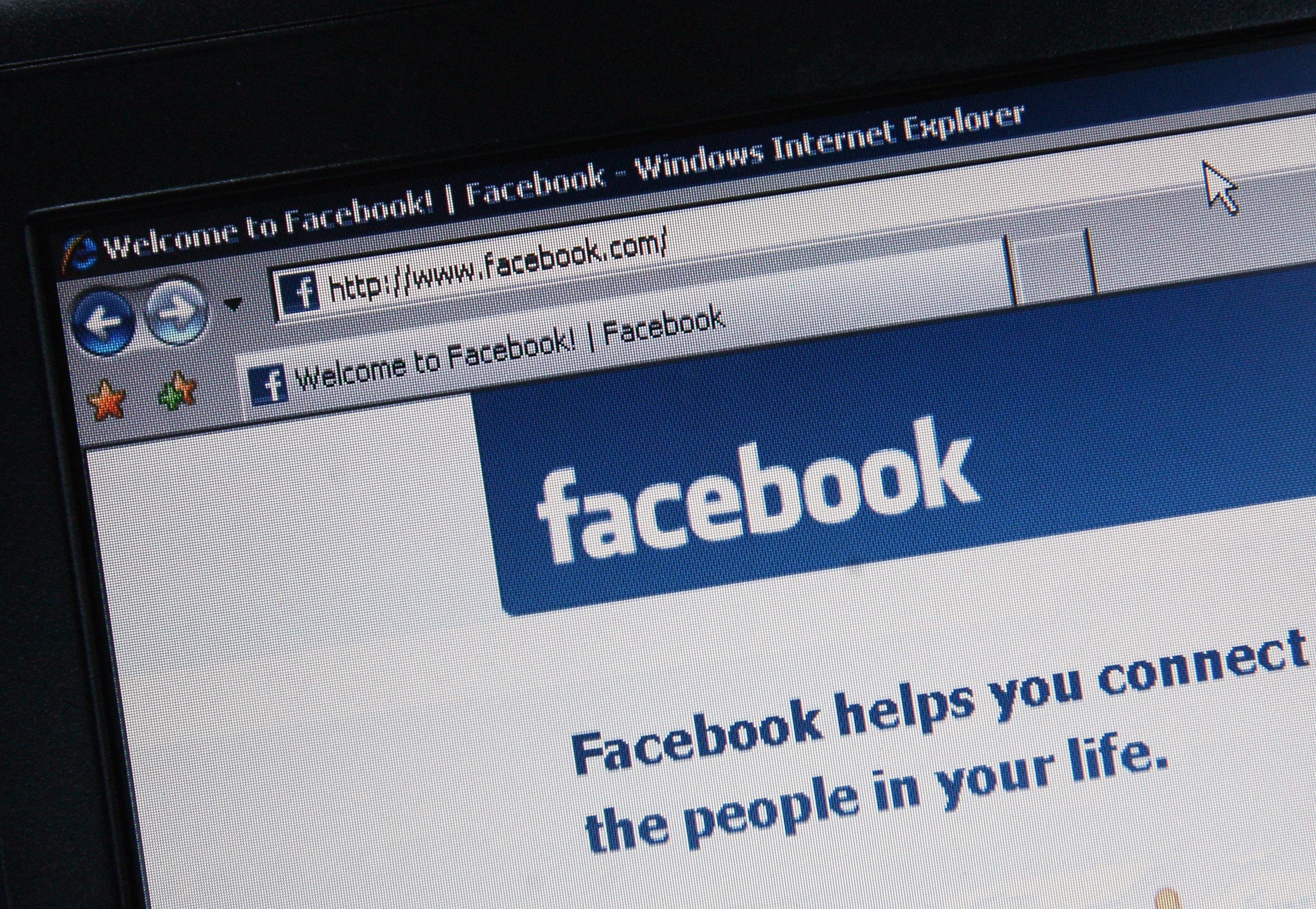 Facebook's website.
