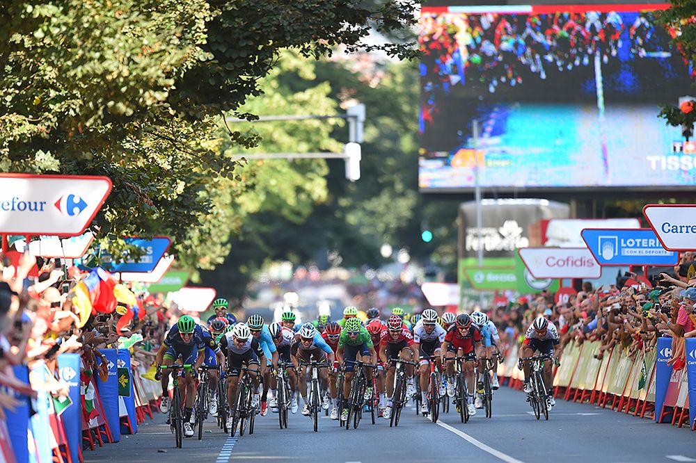 Jens Keukeleire (Orica-BikeExchange) claimed stage 12 of the Vuelta a Espa&ntilde;a