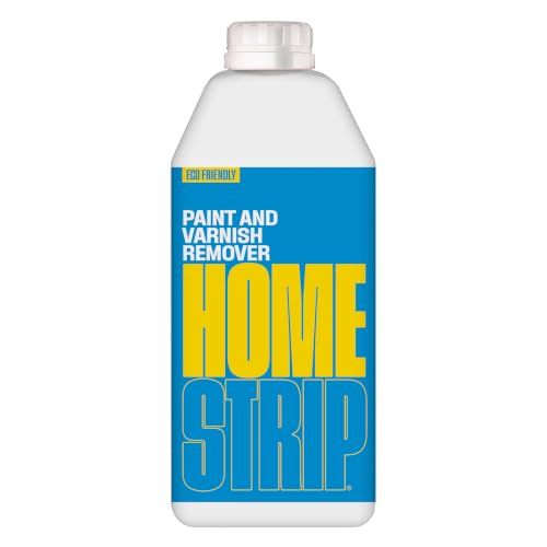 Home Strip Paint &amp;amp; Varnish Remover 500ml - Non Toxic, Solvent Free, Water Based Paint Stripper for Wood, Metal, Brick, Concrete, Plaster, Ceramic &amp;amp; Masonry