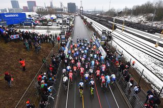 Junior Men's Cyclo-cross - On the start line